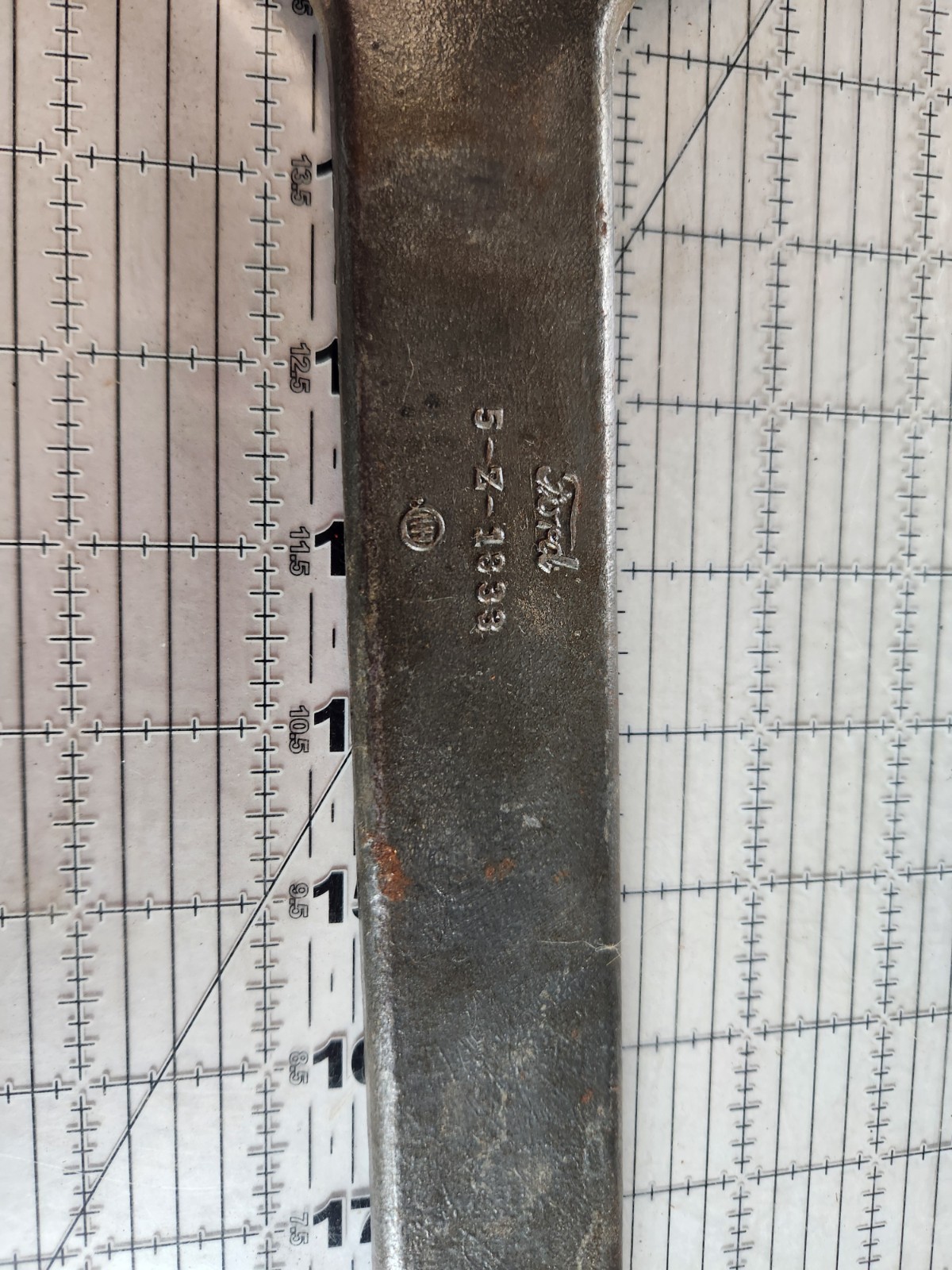 Vintage Ford 5-Z-1333 Large Open End Wrench Possible Pinion ULTRA RARE