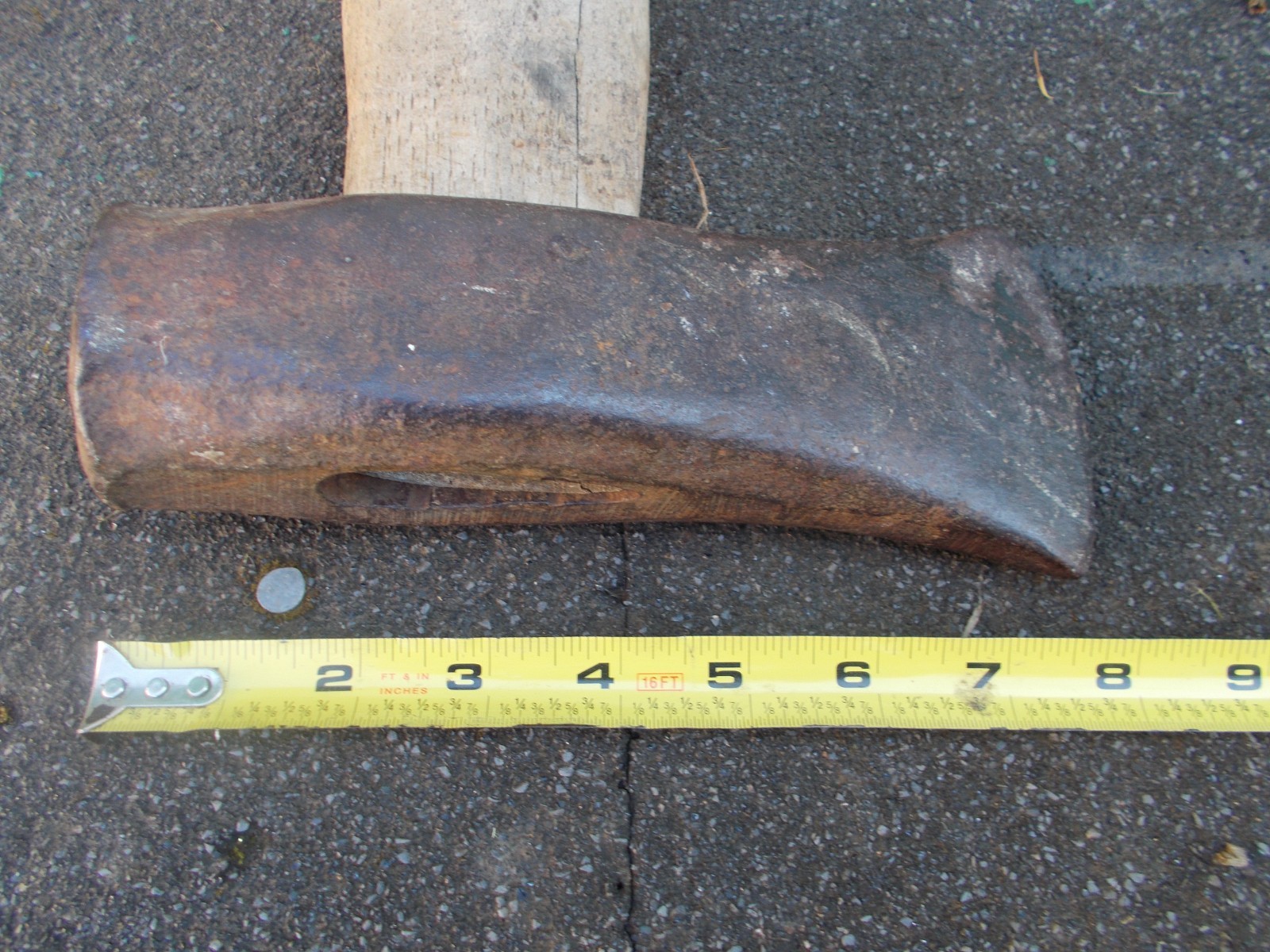 ANTIQUE VINTAGE HAND FORGED SPLITTING MAUL AXE CAMPING OREGON HATCHET 7LB 21”