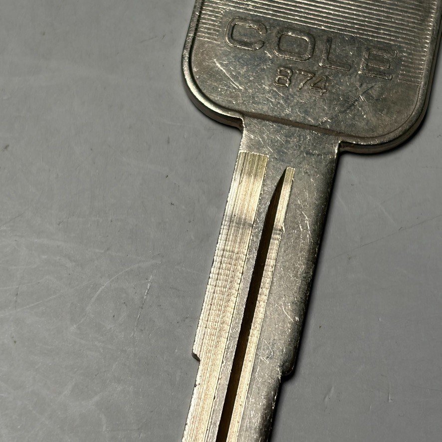 1- Cole National Key Blank B74 UNCUT Isuzu Replacement Direct Fit