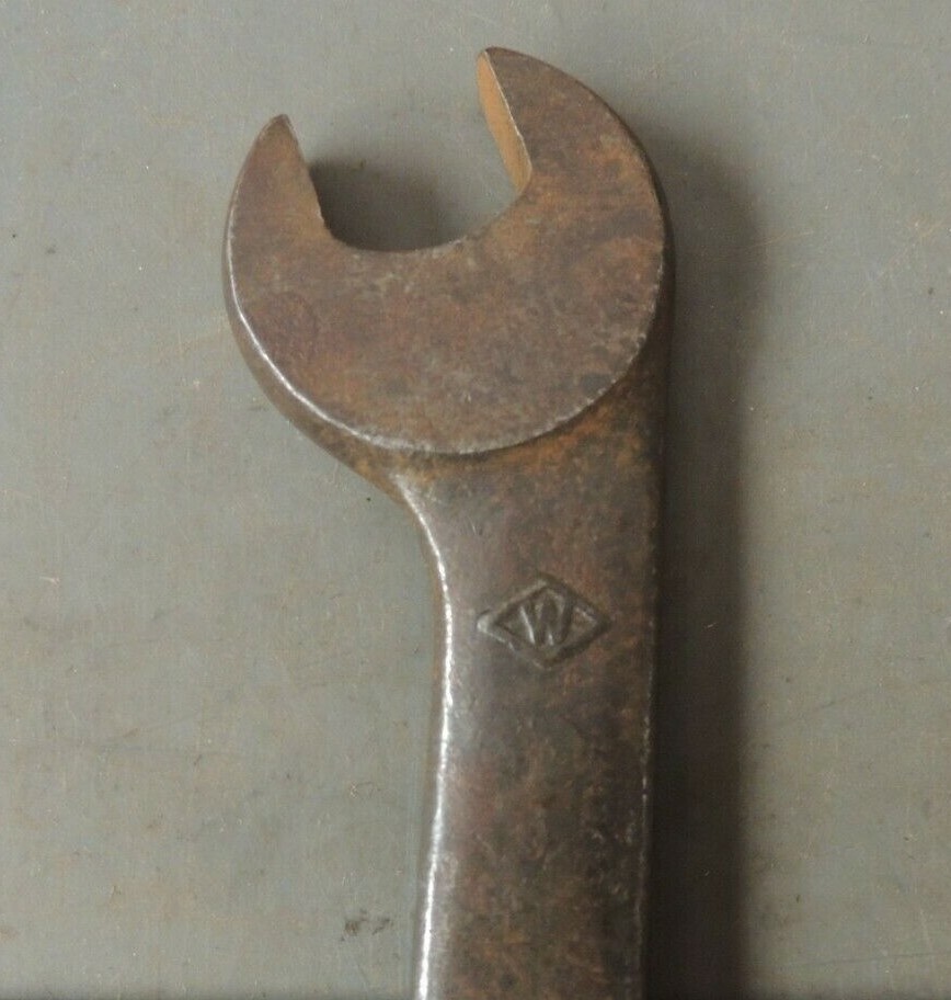 VTG J.H. WILLIAMS & Co No. 762B Textile-Pattern OPEN END Wrench 11/16″ X 25/32″