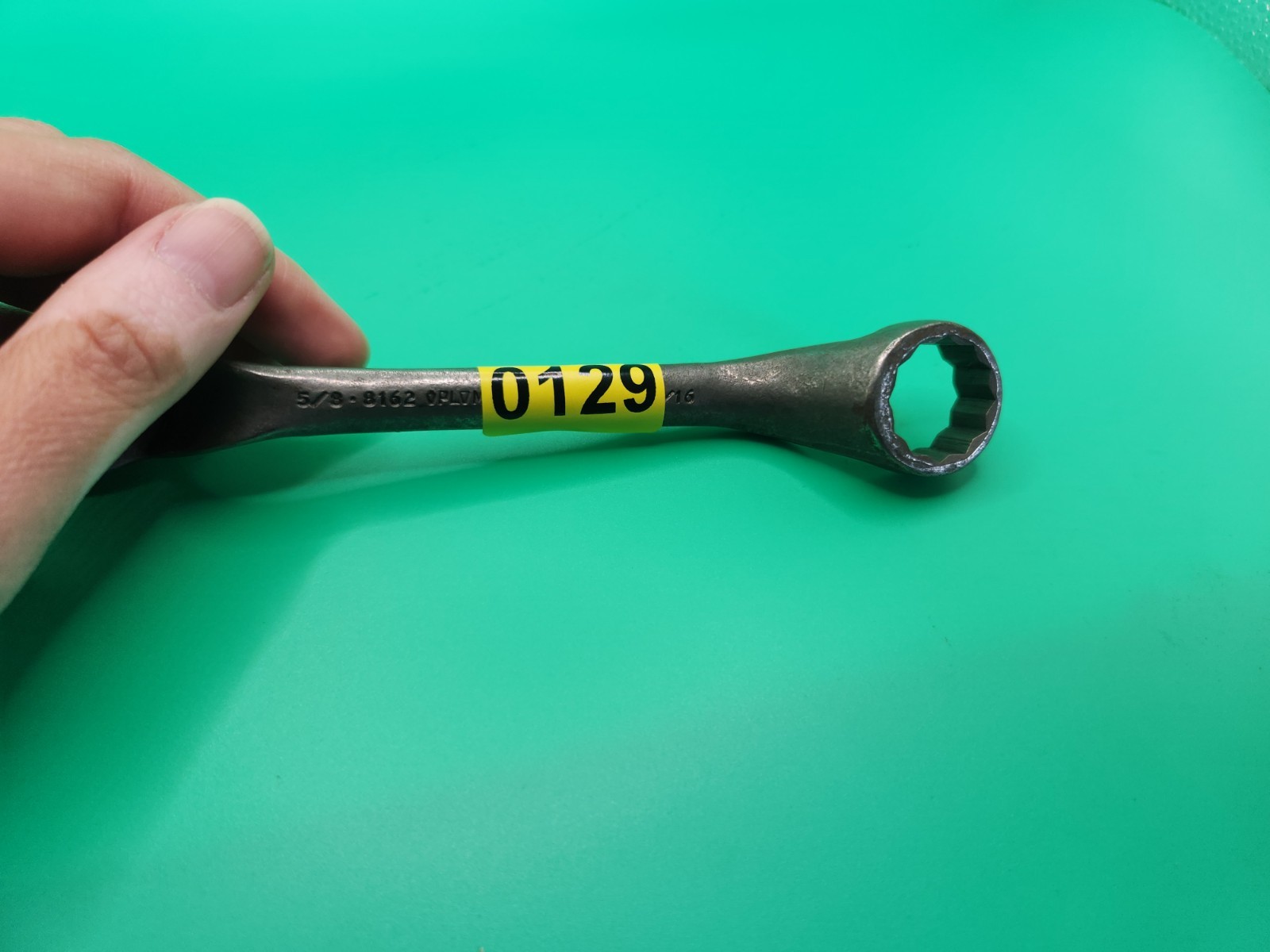 Vintage Plomb 5/8″ X 11/16″ Short Offset Box End Wrench 8162 Plvmb Plumb USA