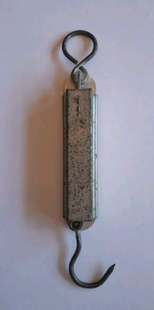 Ideal Supply School Scale S413 Vintage Hand Spring & Hook 6 lbs Chicago USA