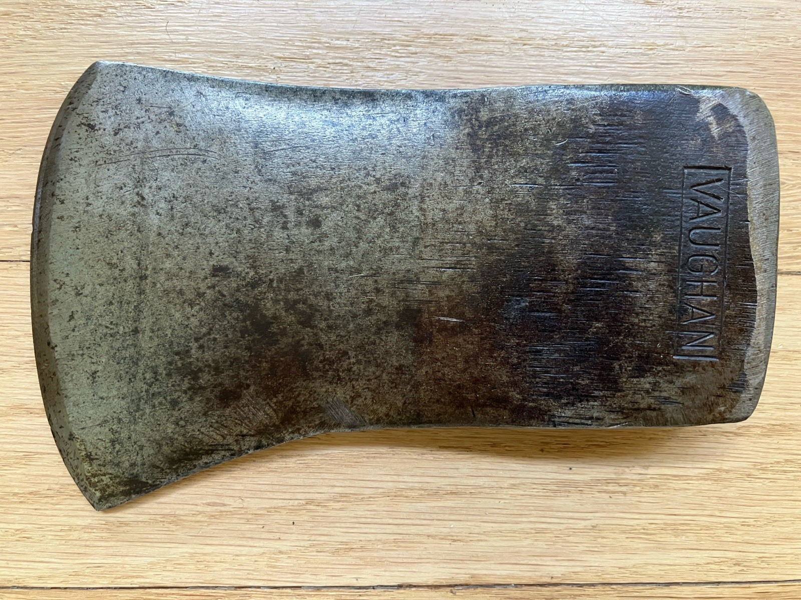 VAUGHAN SINGLE BIT BOYS AXE HEAD – VINTAGE USA LOGGING CAMP BUSHCRAFT