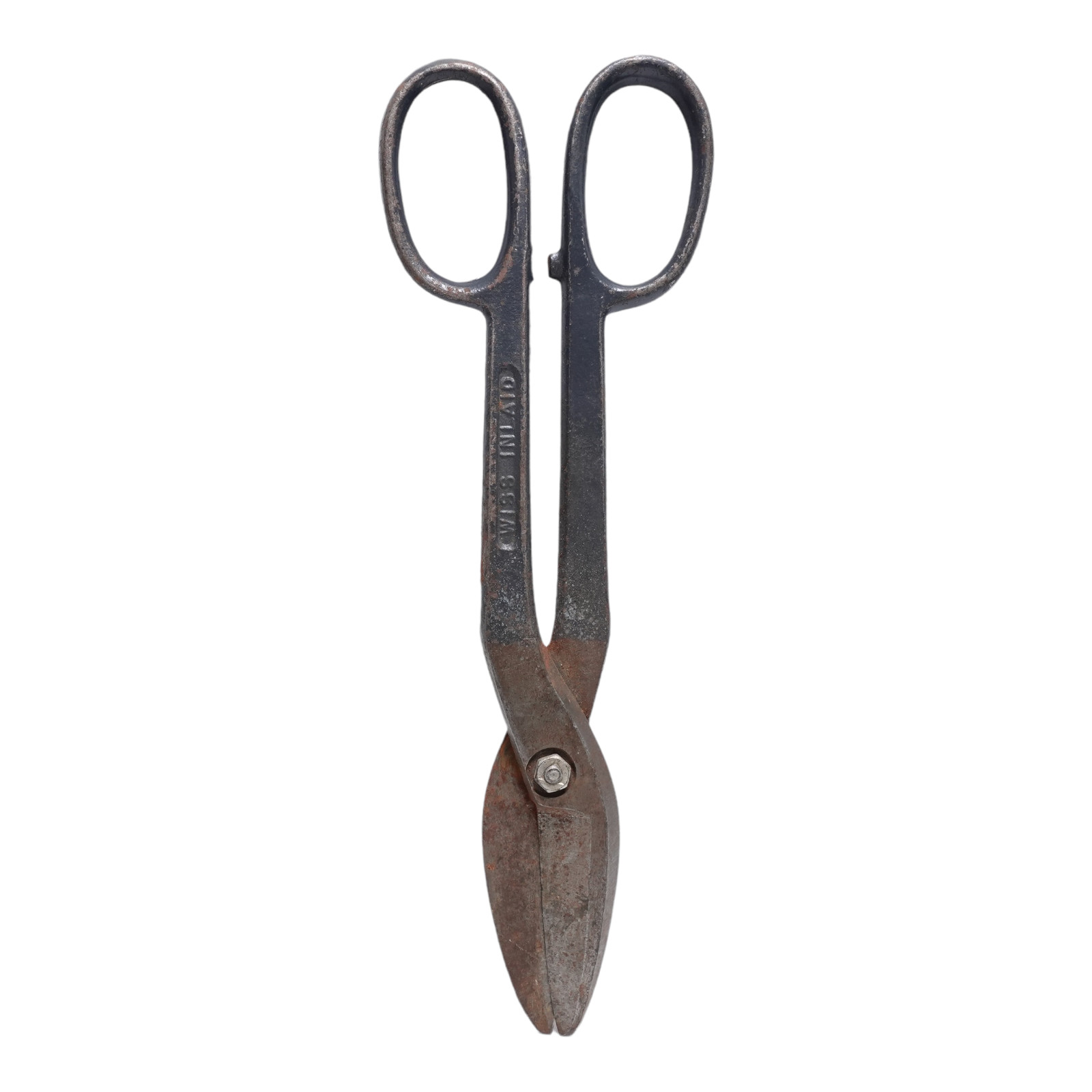 Wiss 9 Inlaid Crucible Steel Shears Tin Snips Sheet Metal Shears Tools Antique
