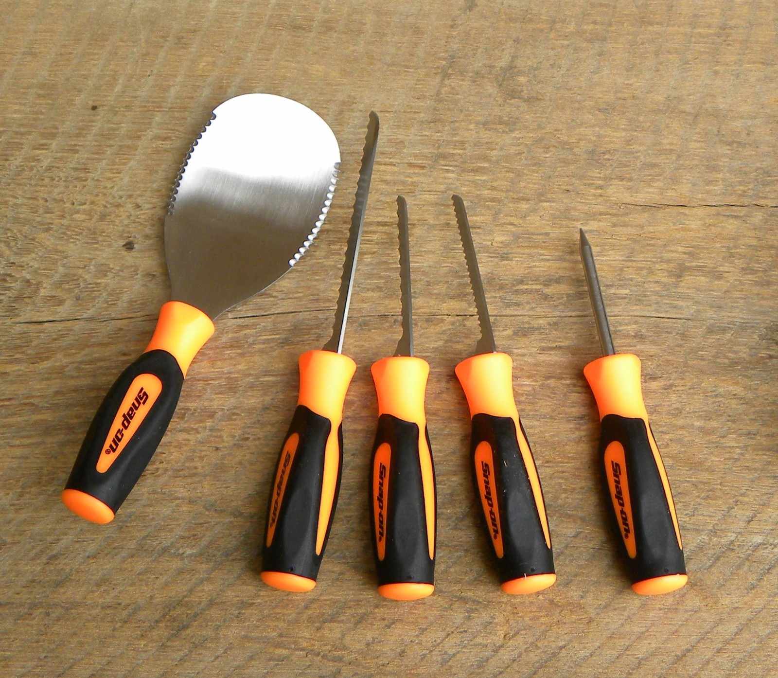 Snap-on Tools Promotional Pumpkin Carving Tools 5 pc Set, Orange, SSX19P139