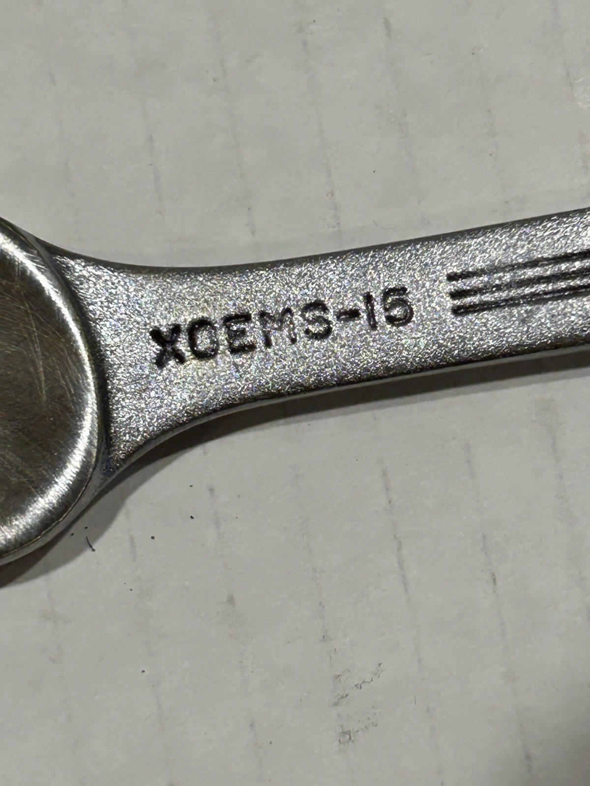 Rare Vintage Williams Vulcan XOEMS-15mm Combination Wrench USA