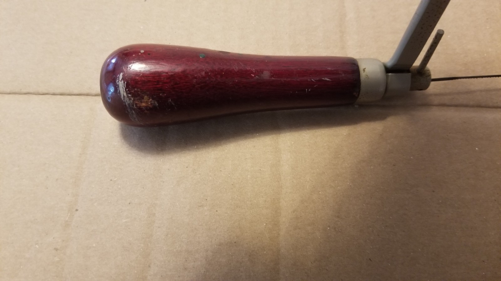 Vintage Trojan A.S. & Co Wood Handle Coping Saw Made in USA working , VGC