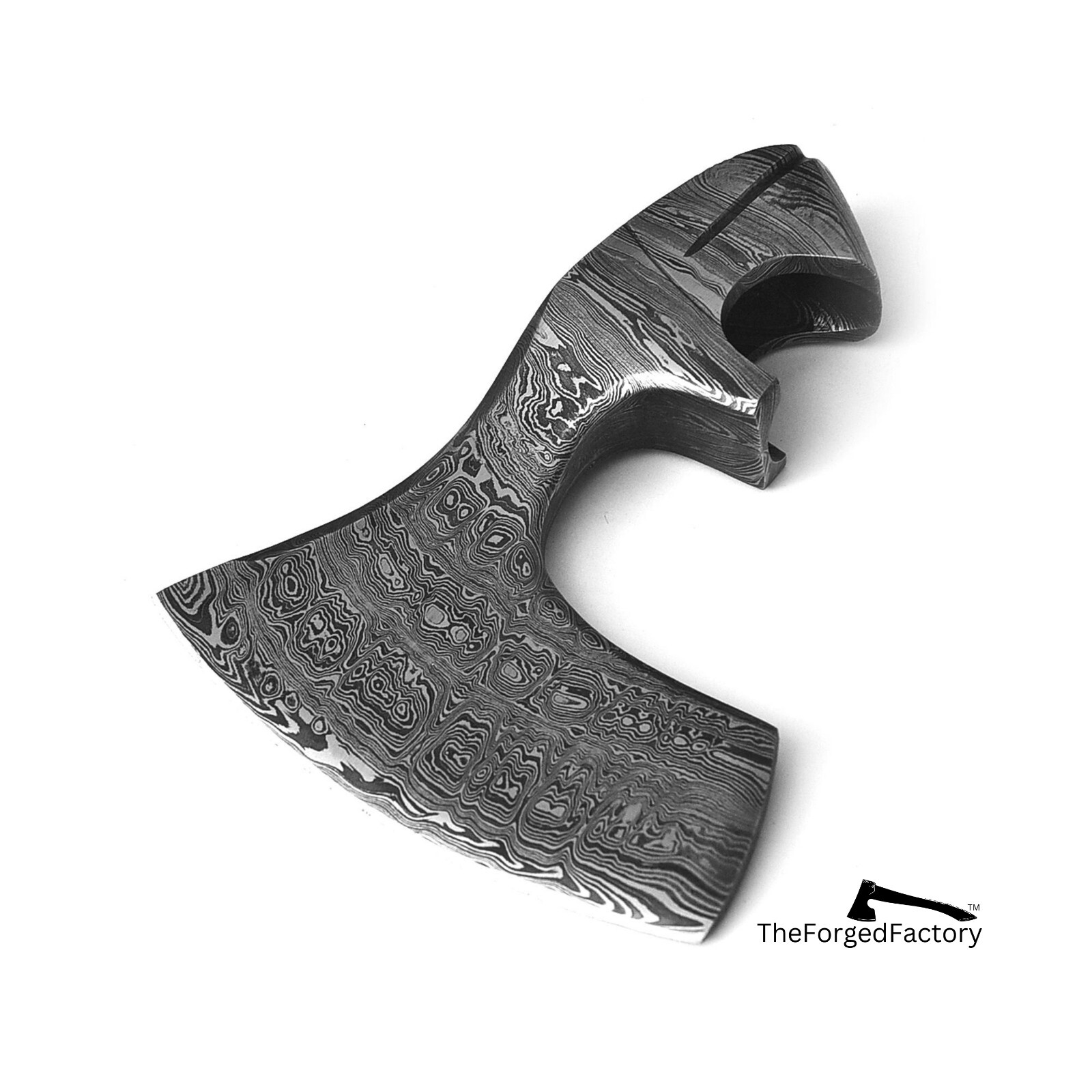 Viking Axe Head, Handmade Axe Blade, Bearded Axe Head, Damascus Steel Axe Head.