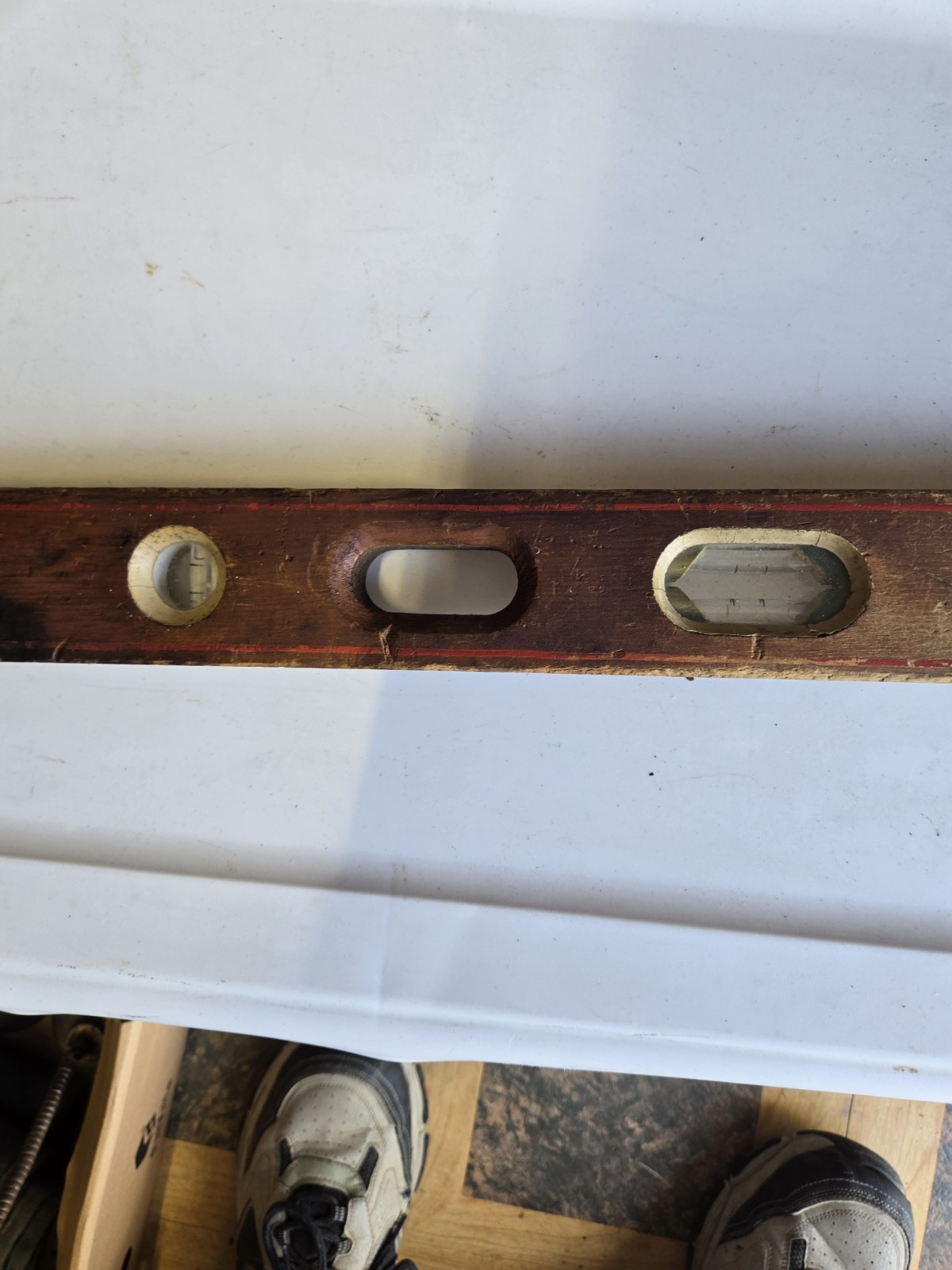 Vintage 24 Inch Wood Level With Manufactures Stamp