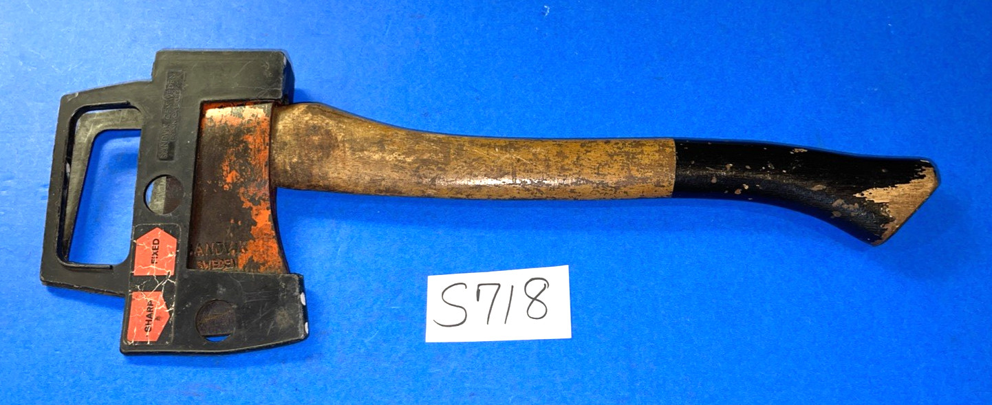 VINTAGE HATCHET SANDVIK OF SWEDEN 1-1/4 LB FREE SHIPPING IN THE US