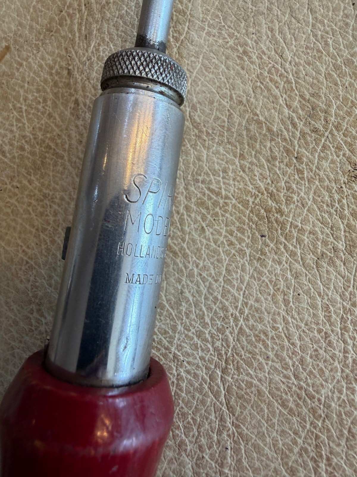 Stunning Vintage 10″ Spiralux Model 620 Ratchet Screwdriver Hollands & Blair Ltd