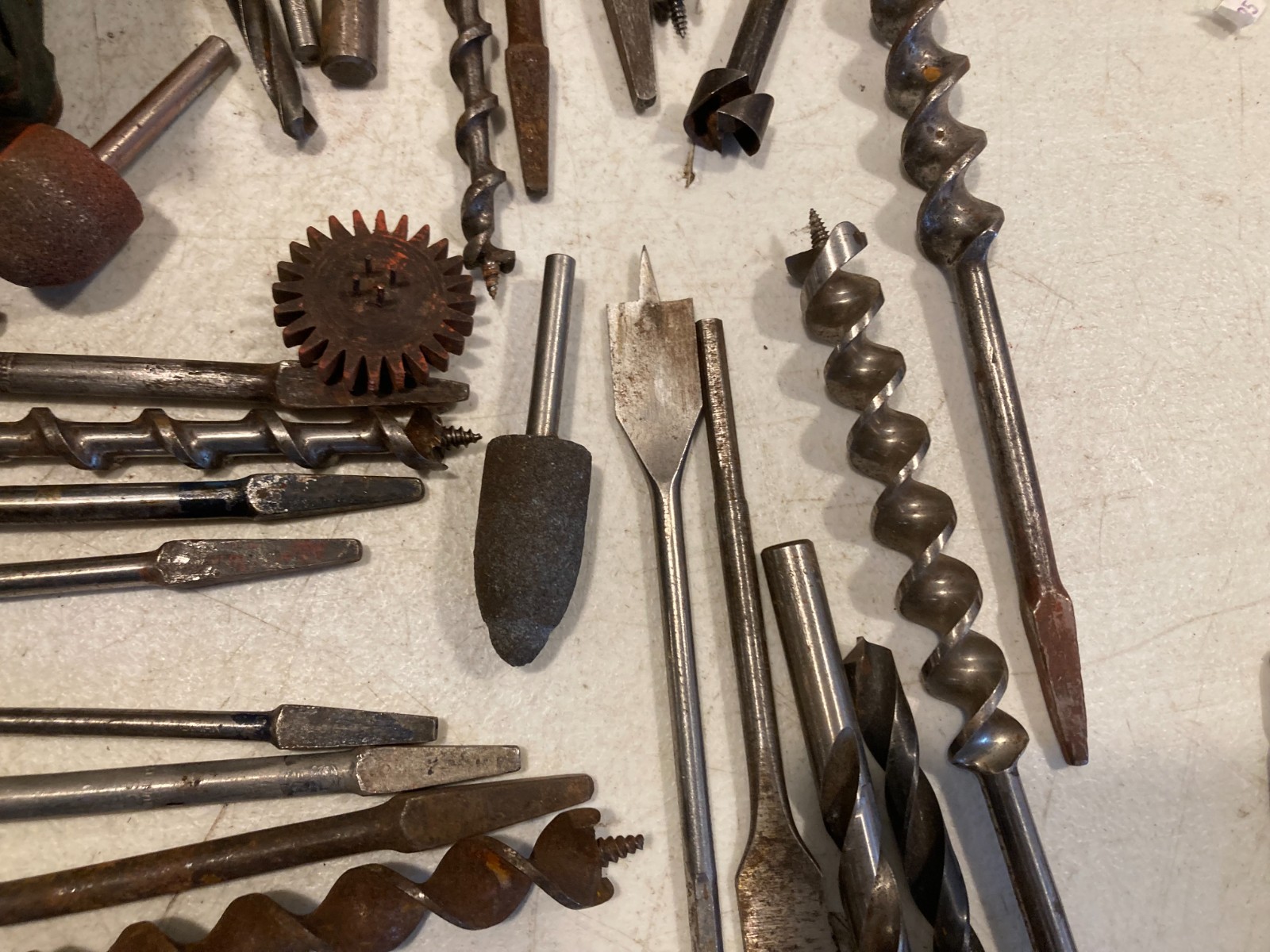 Kennedy Kits Bighorn Line Machinist Tool Box W/ Huge Lot Antique Auger Drill Bit