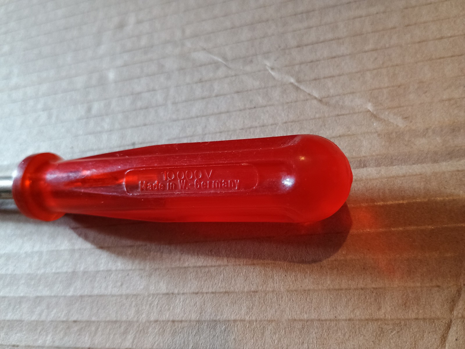 W.Germany 10000V Screwdriver flat Head Approx. 8″ or 20cm