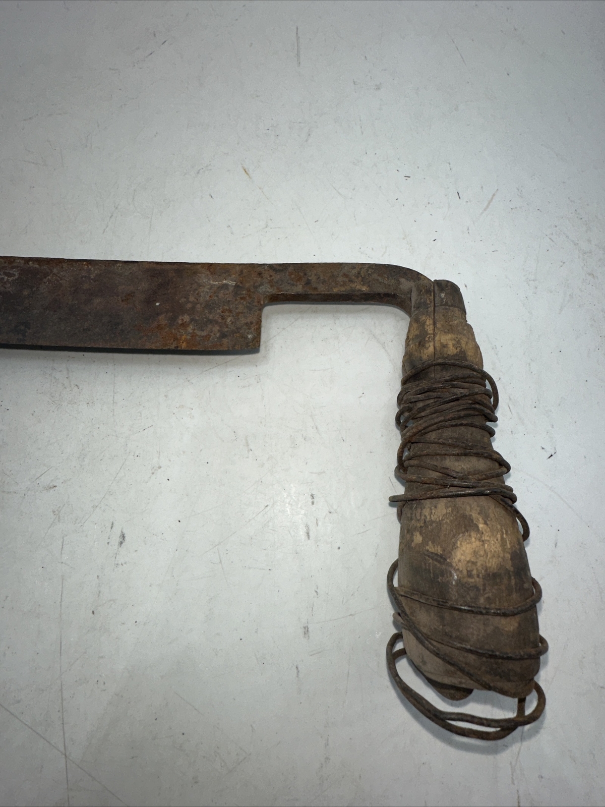 Vintage Rich-con 13” Over All Draw Knife-Made in USA Rustic Prop Repair Deco