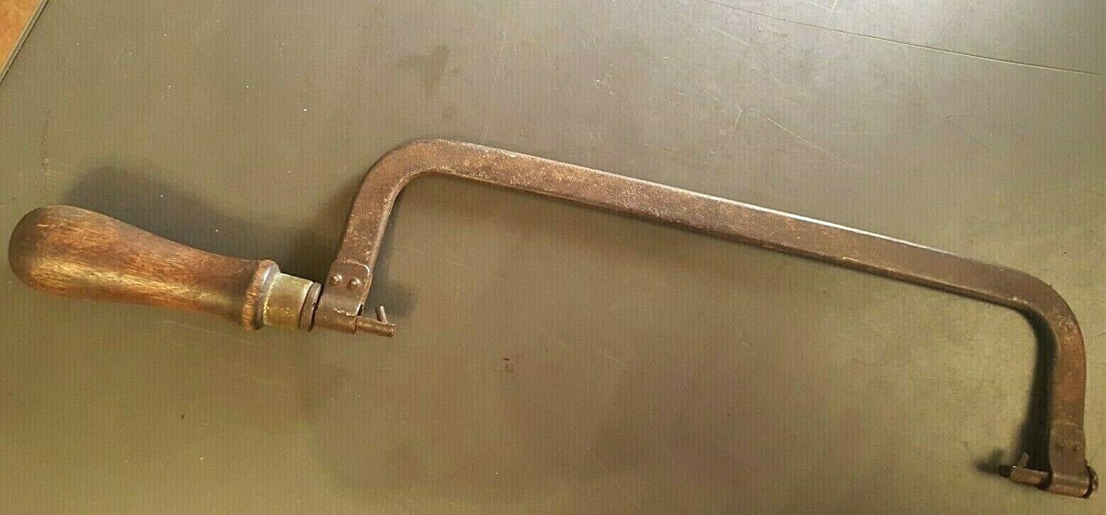 Vintage Goodell-Pratt Company TOOLSMITHS Hack/Coping Saw Marked U.I.W E.P.S*34*
