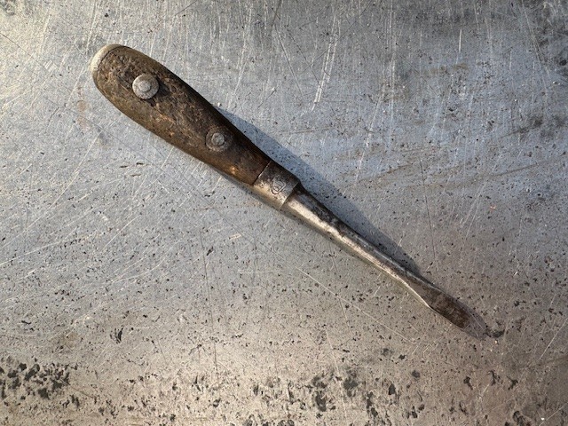 Vintage Peck, Stow, & Wilcox PEXTO No. 3 Perfect Handle Flat Head Screwdriver