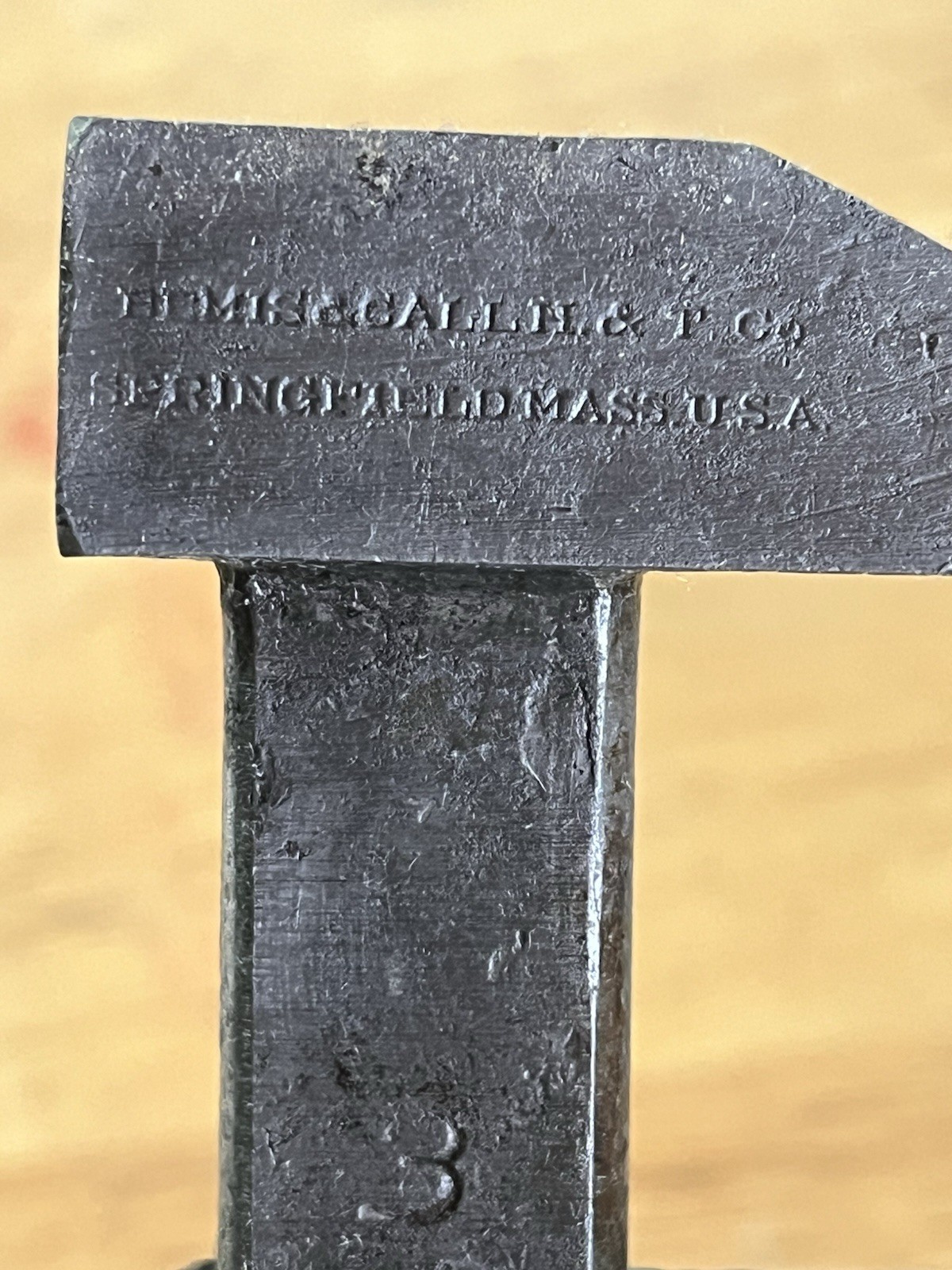 ANTIQUE RARE BEMIS & CALL H&T CO . 8.25” MONKEY WRENCH