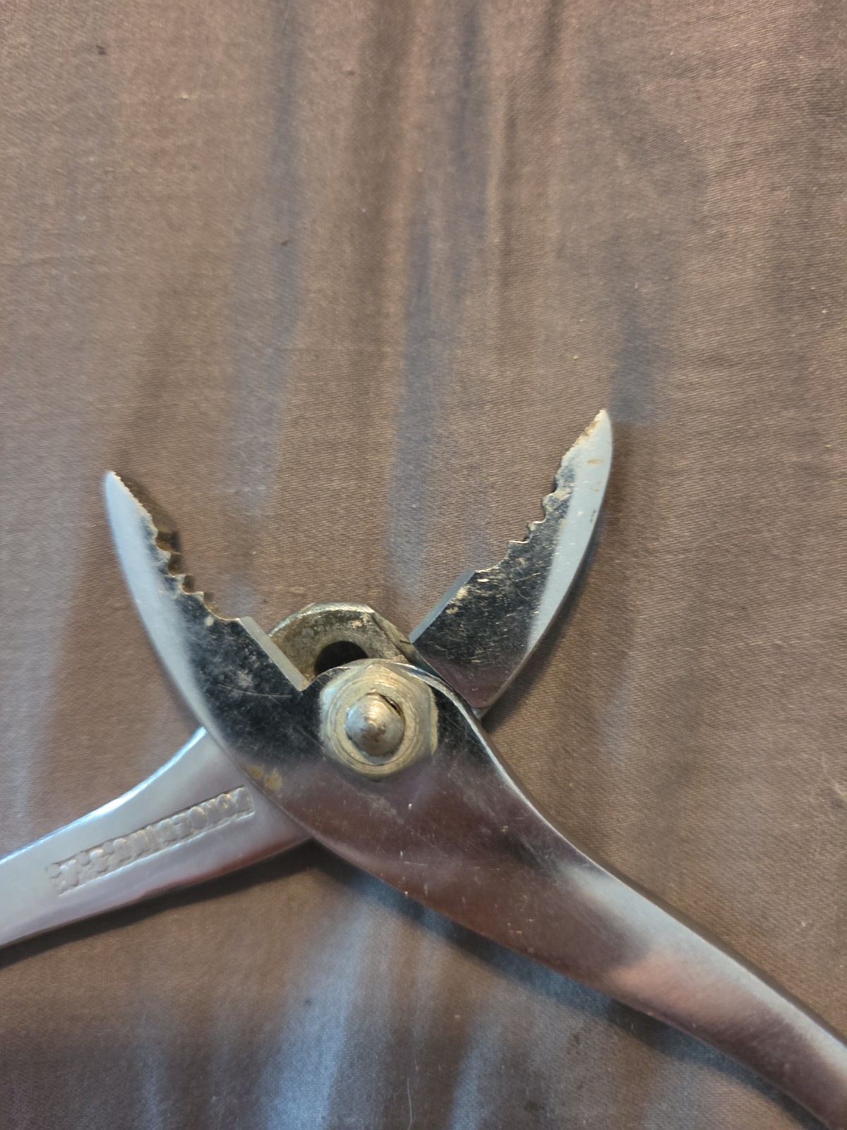 Vintage Laclede Steel Adjustable Wrench Pliers Multi-Tool U.S.A. Rare scarce.