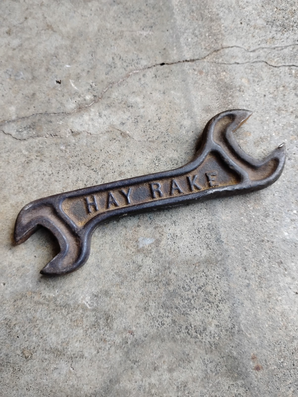 Vintage 6.5” Deering Hay Rake Double Open End Wrench 3/4-7/8 (McCormick Farmall