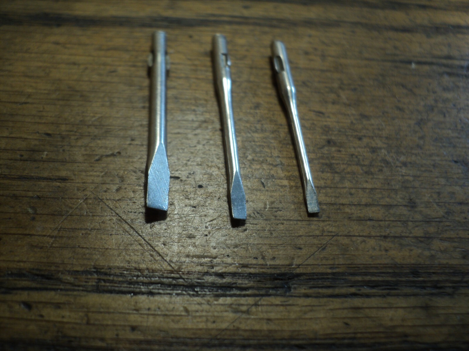 Vintage Pocket Flat Blade Screwdriver Tool Set 2-13/16″ Long Japan Unbranded