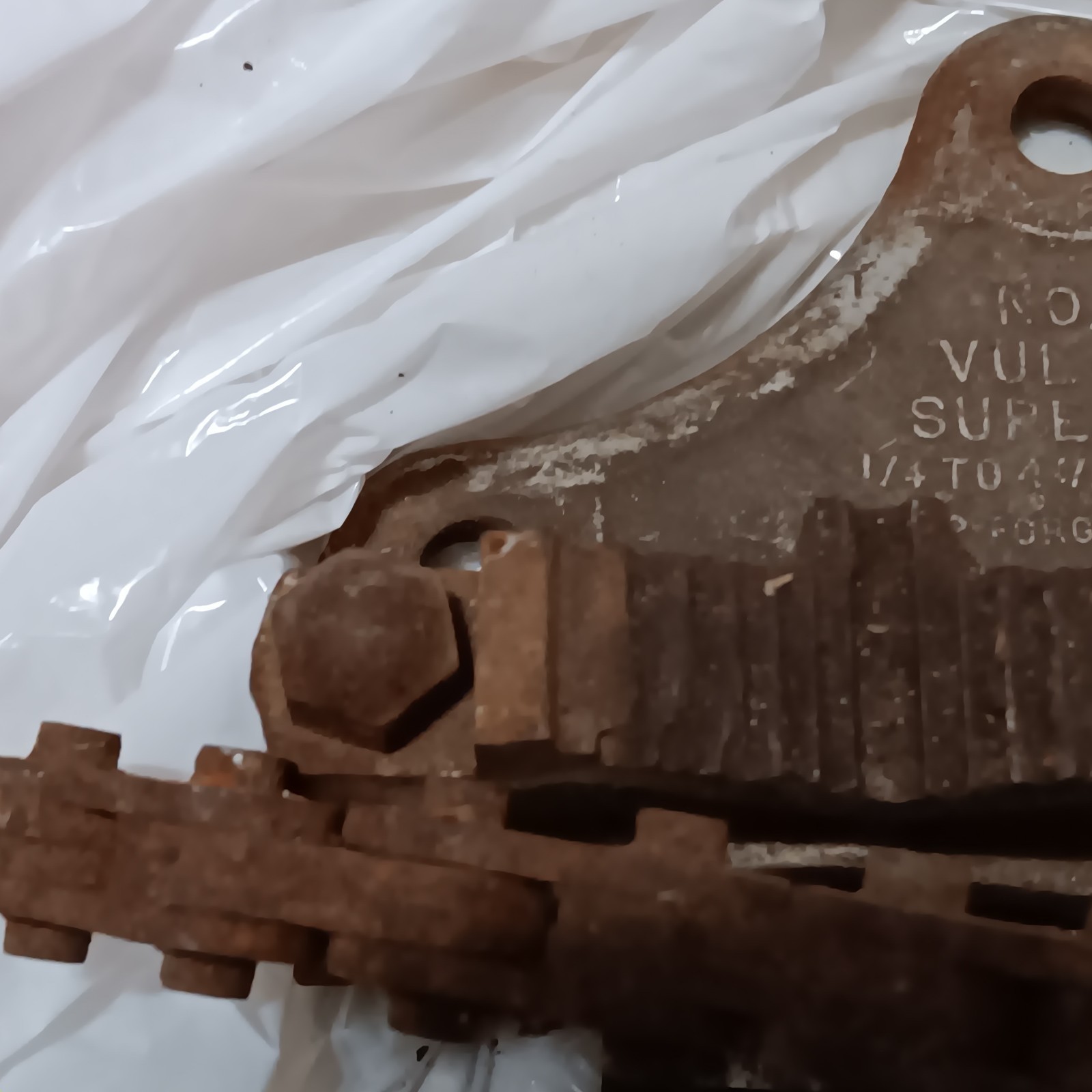 Vintage Vulcan Superior Chain Pipe Vise, No. 12, By J.H. Williams & Co.