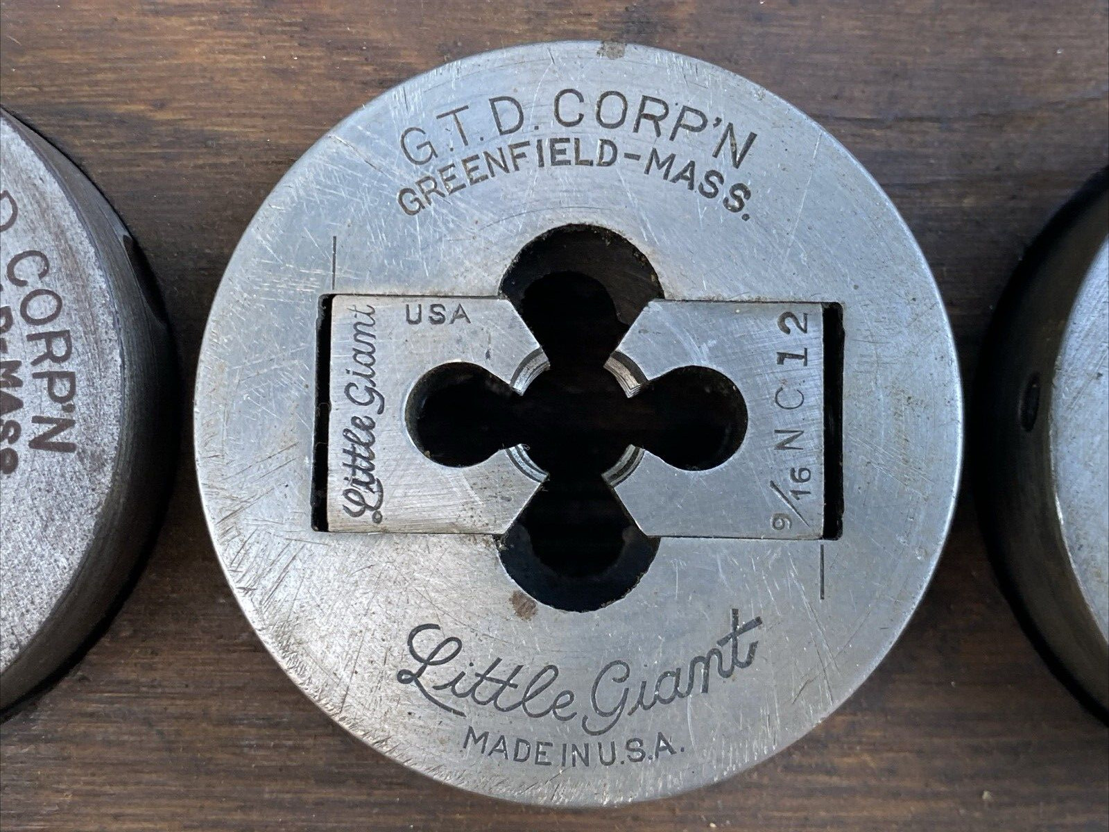 Greenfield Little Giant Screw Plate Tap & Die Set No. 5-1/2 Threading Tools