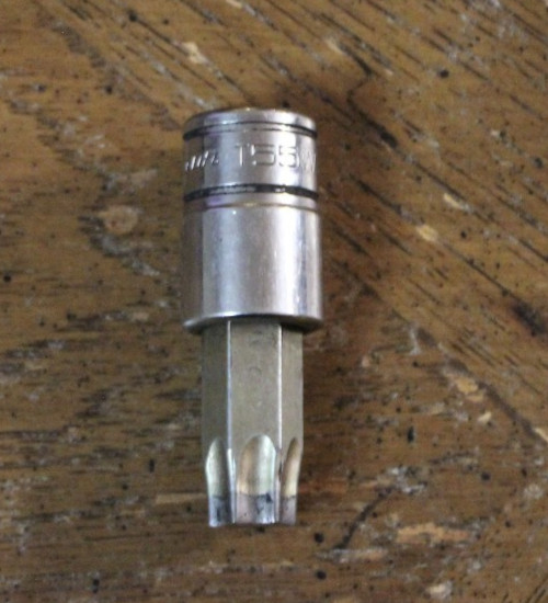 Snap On Tools T55W Torx Bit Driver Socket 3/8″ Drive Heavy Duty FTXB55E
