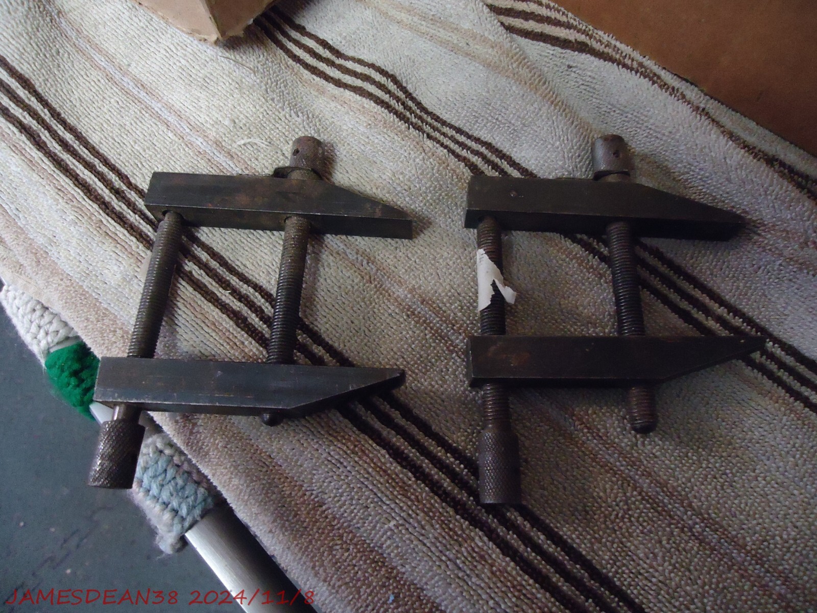Pair 2 Steel Parallel Clamp Engineer Modeller Machinist Metalwork 1 3/4″
