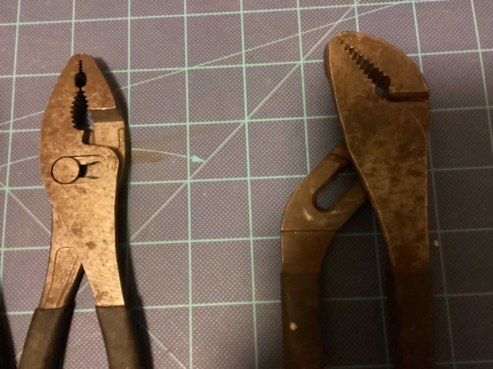 (o) VINTAGE CRAFTSMAN WF 4PC PLIER CUTTERS SET VGC USA