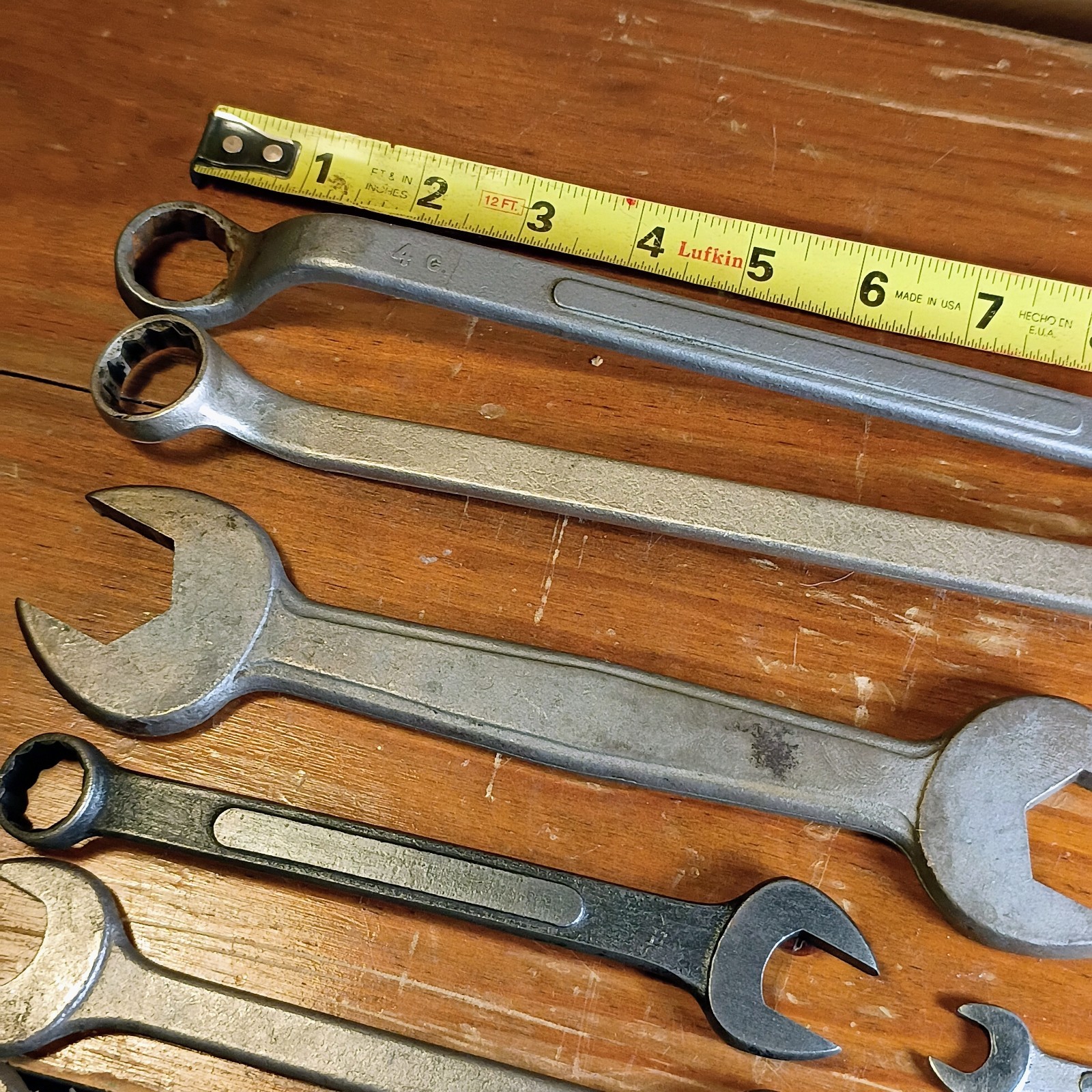 12 Vintage Barcalo Buffalo USA Wrenches Open End Double Box End Combination