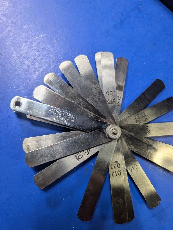 Vintage Craftsman Feeler Gauge Set 40804 Made in USA