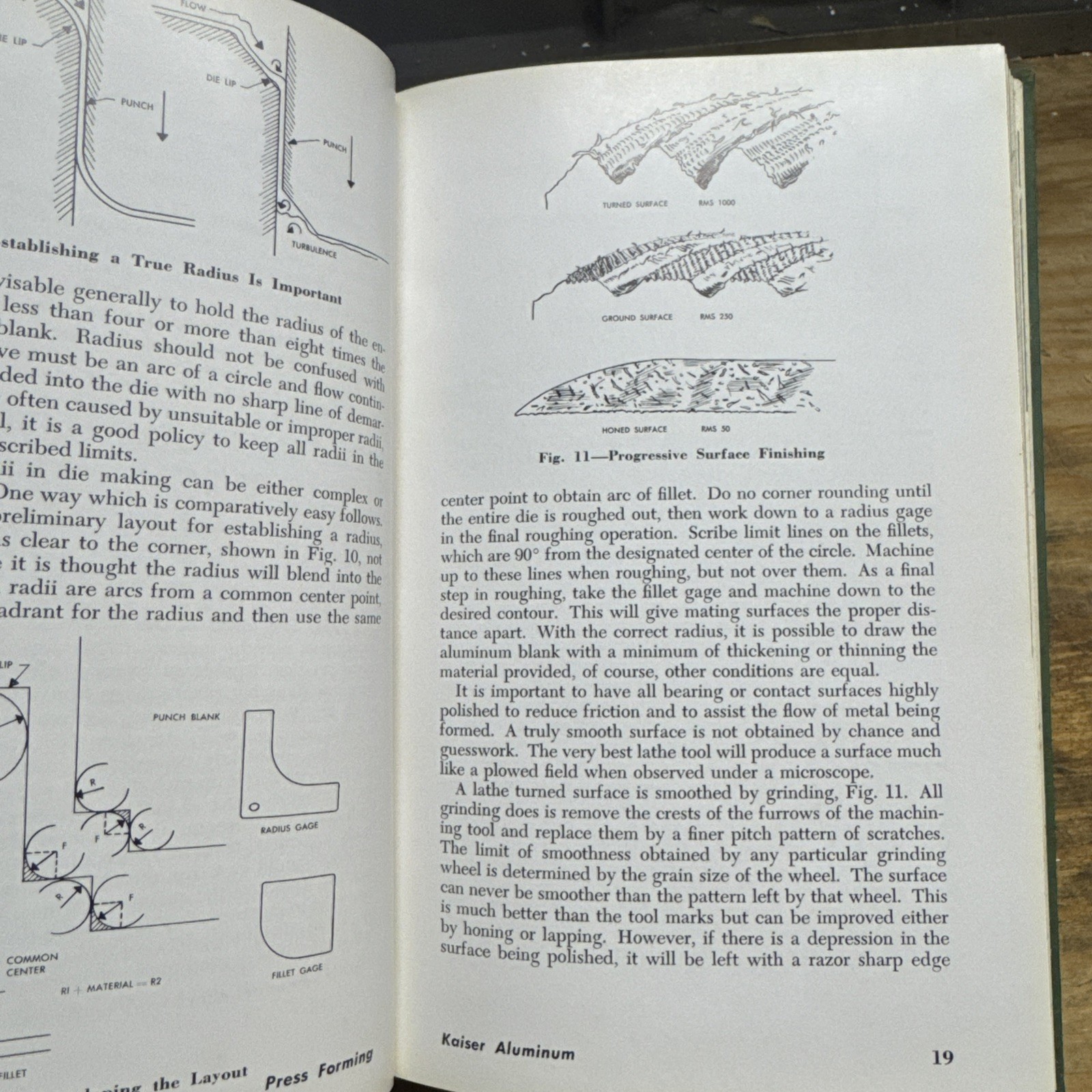 Vintage 1955 Machining Kaiser Aluminum Hardcover Book