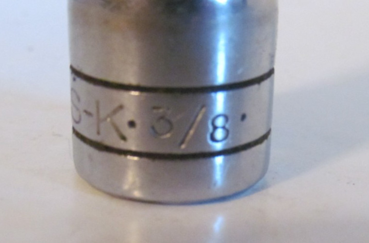 Vintage SK Wayne 3/8 SAE 3/8″ Drive 6 Point Deep Socket 40412 USA