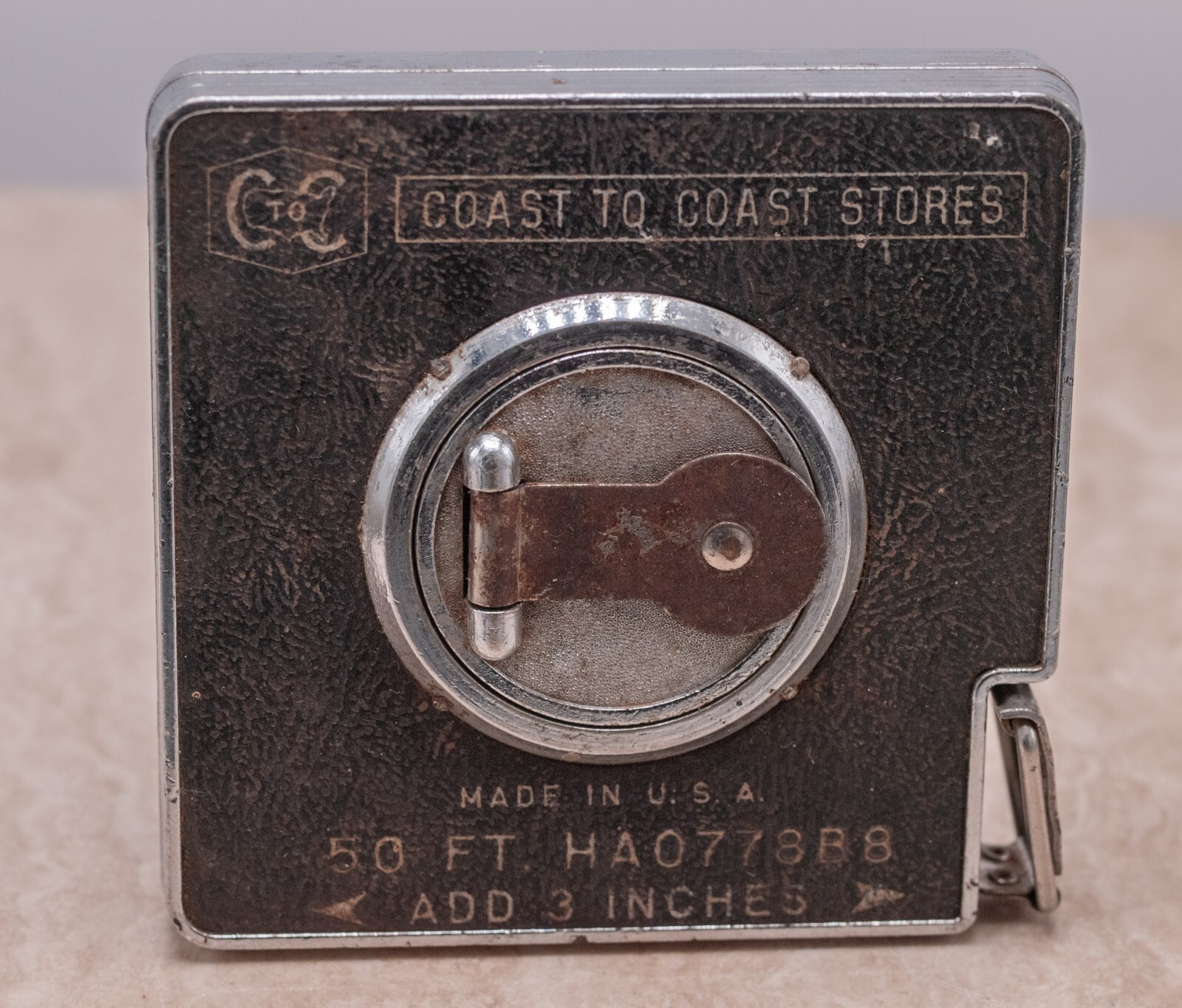 Vintage – Coast To Coast Stores C To C 50Ft. Tape Measure – Rough