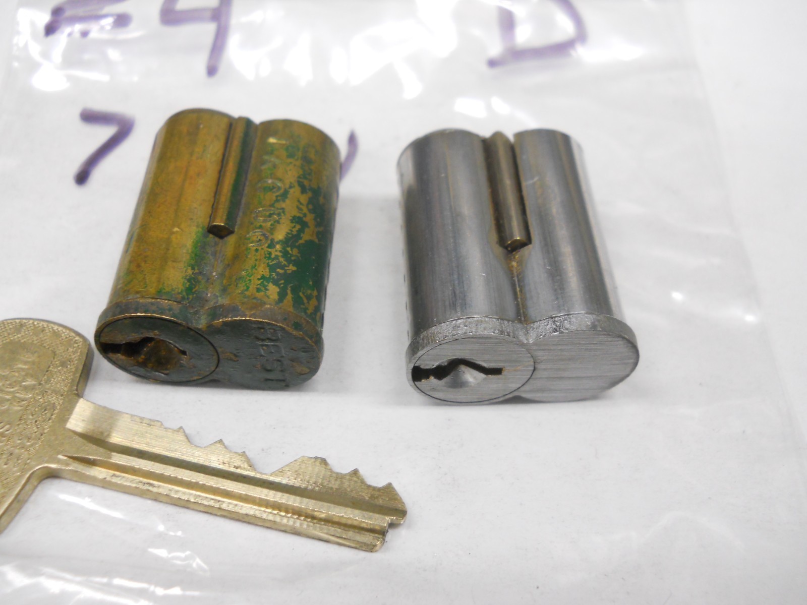 SFIC Lock parts lot D Keyway Fits Falcon Best Arrow Cores Lot #4