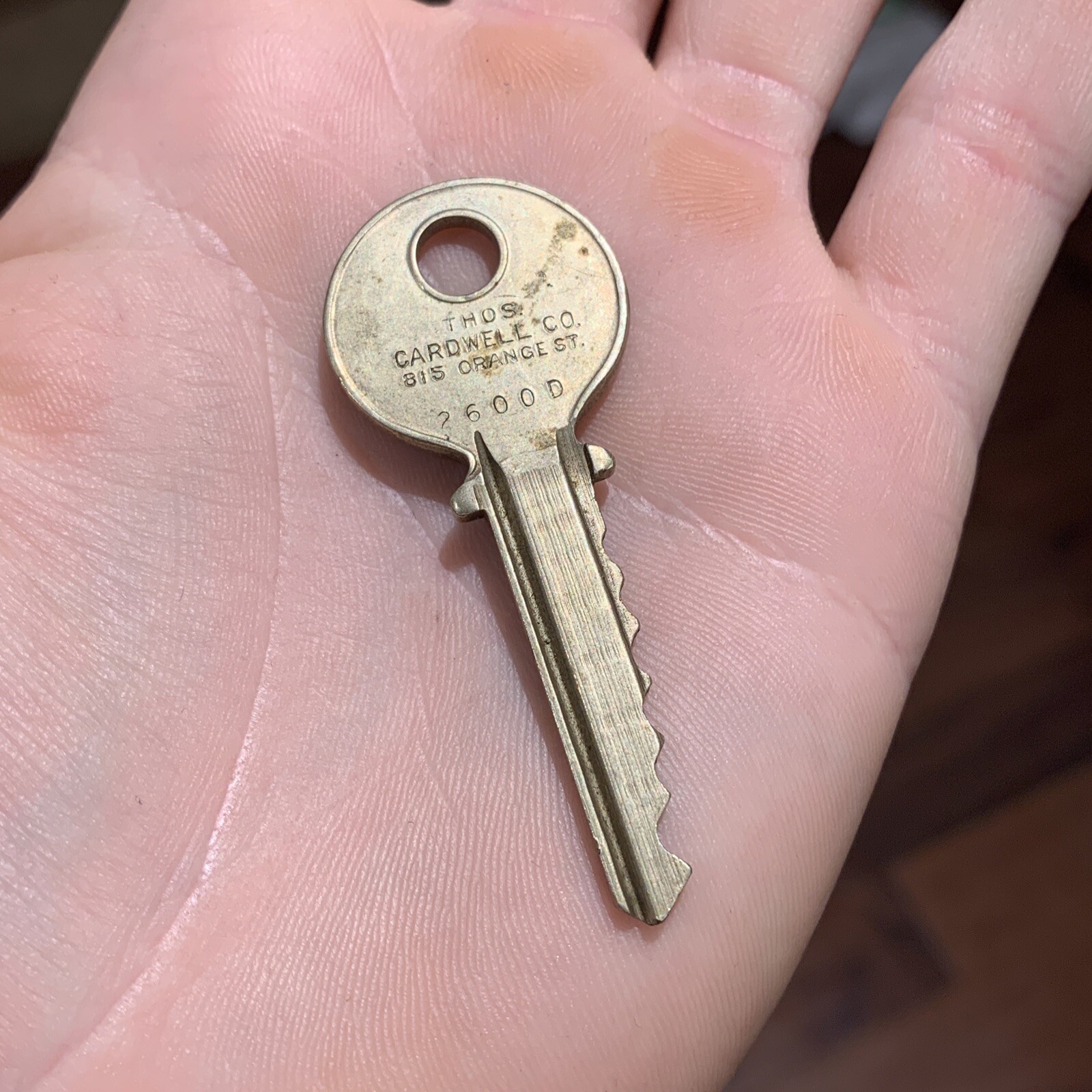 Vintage The Graham Mfg. Co. Key – Derby, Conn., U.S.A. 2600D – Antique Lock Key