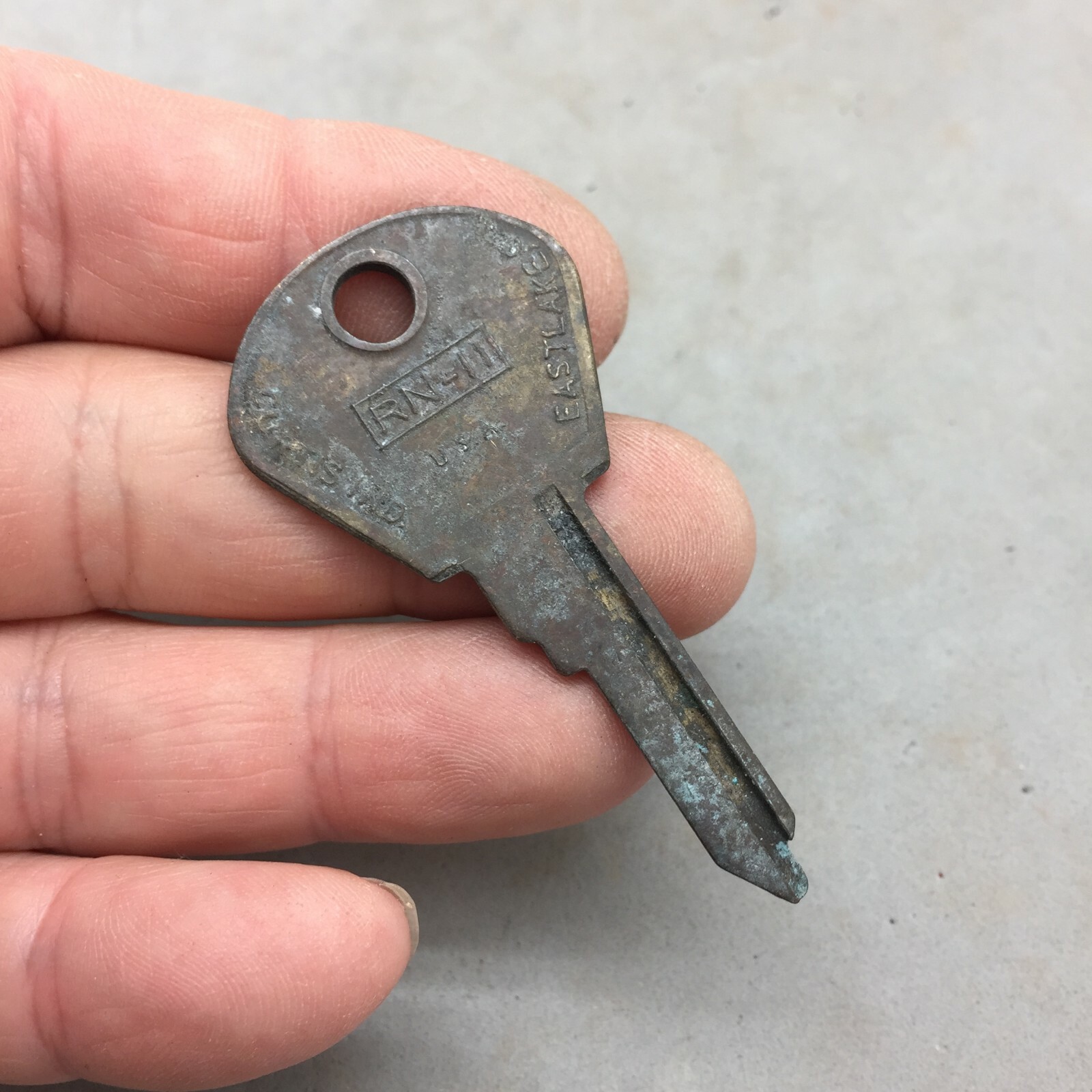 Eastlake Brass Key Blank Vintage RN-11