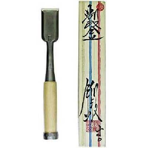 Tasai Japanese Oiire Nomi Bench Chisel 30㎜ 1.19″ Black Steel Made in Japan