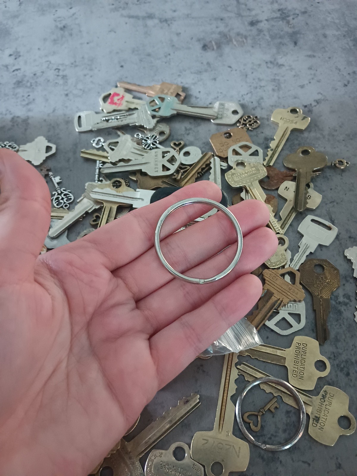 Assorted Keys Random Draw From Key Rings, Necklaces, Vintage Decor Trinkets