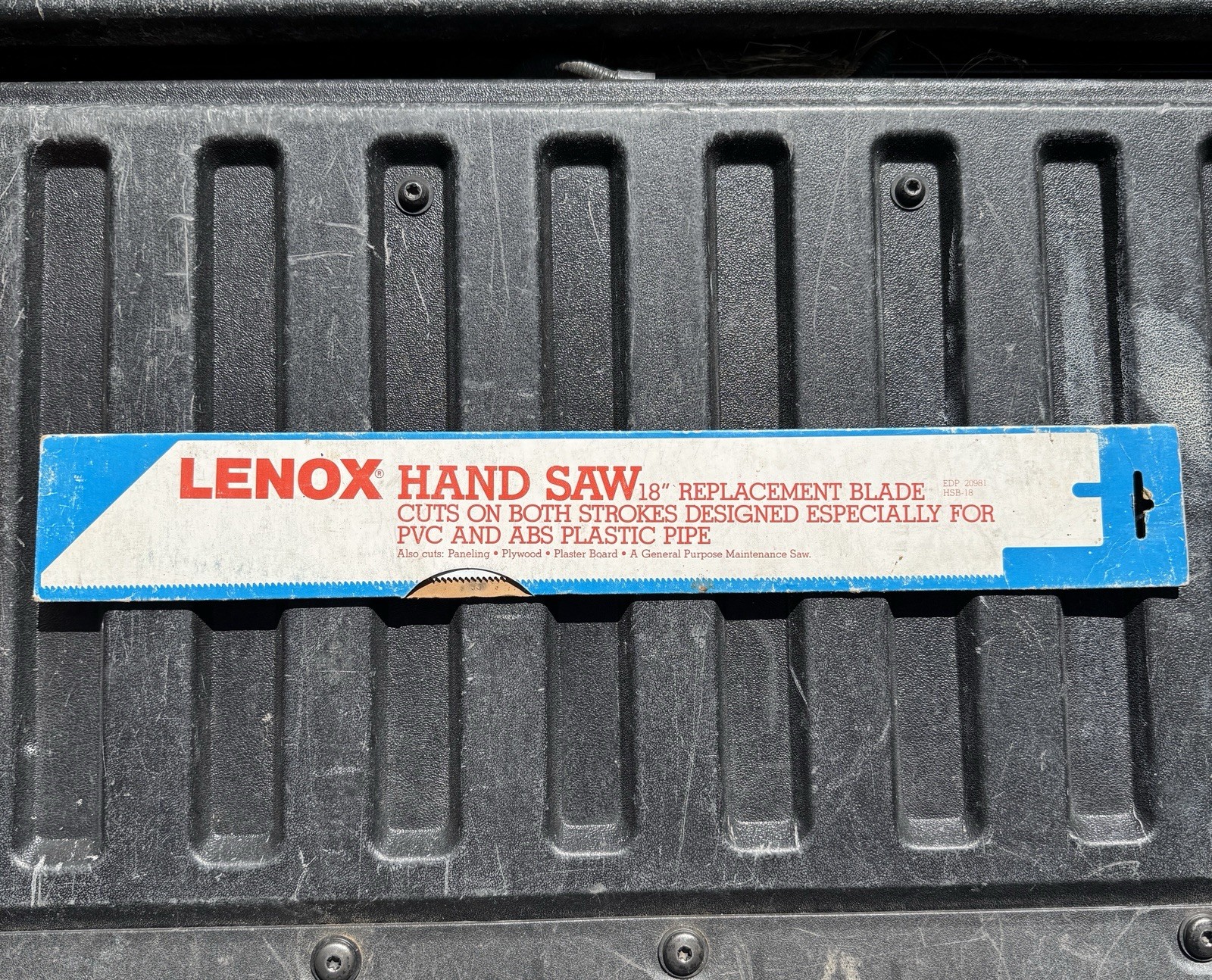 Vintage Lenox Hand Saw Replacement Blade 18”