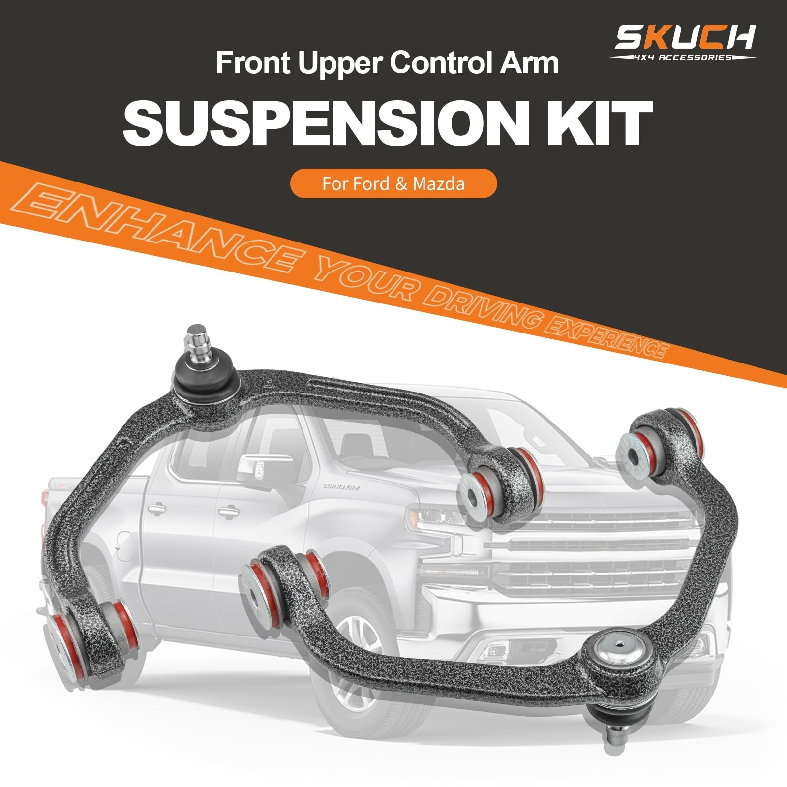 Front Upper Control Arms w/Ball Joints For 1998-2011 Ford Ranger (2WD), 2001-…