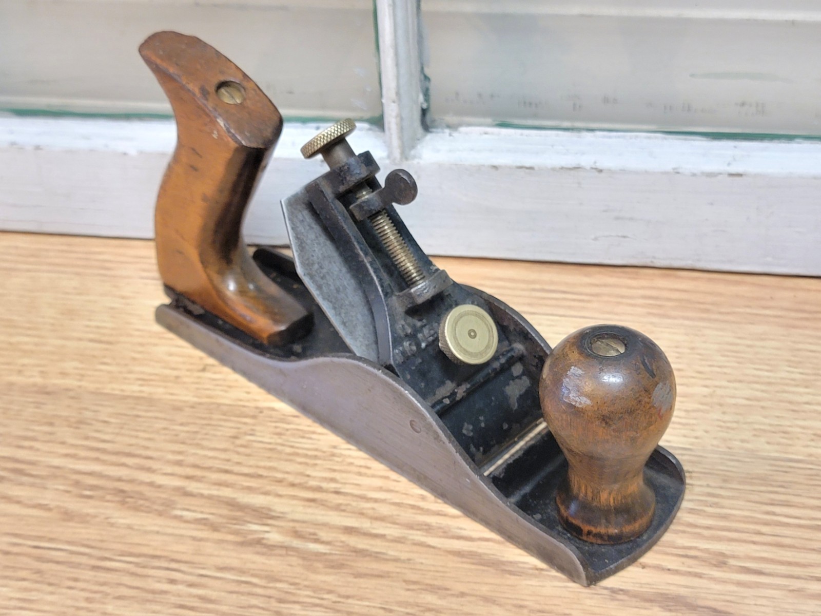 Vintage Shelton No. 03 (No. 3 Size) Smoothing Plane 1 3/4″ Cutter Patent 1914609