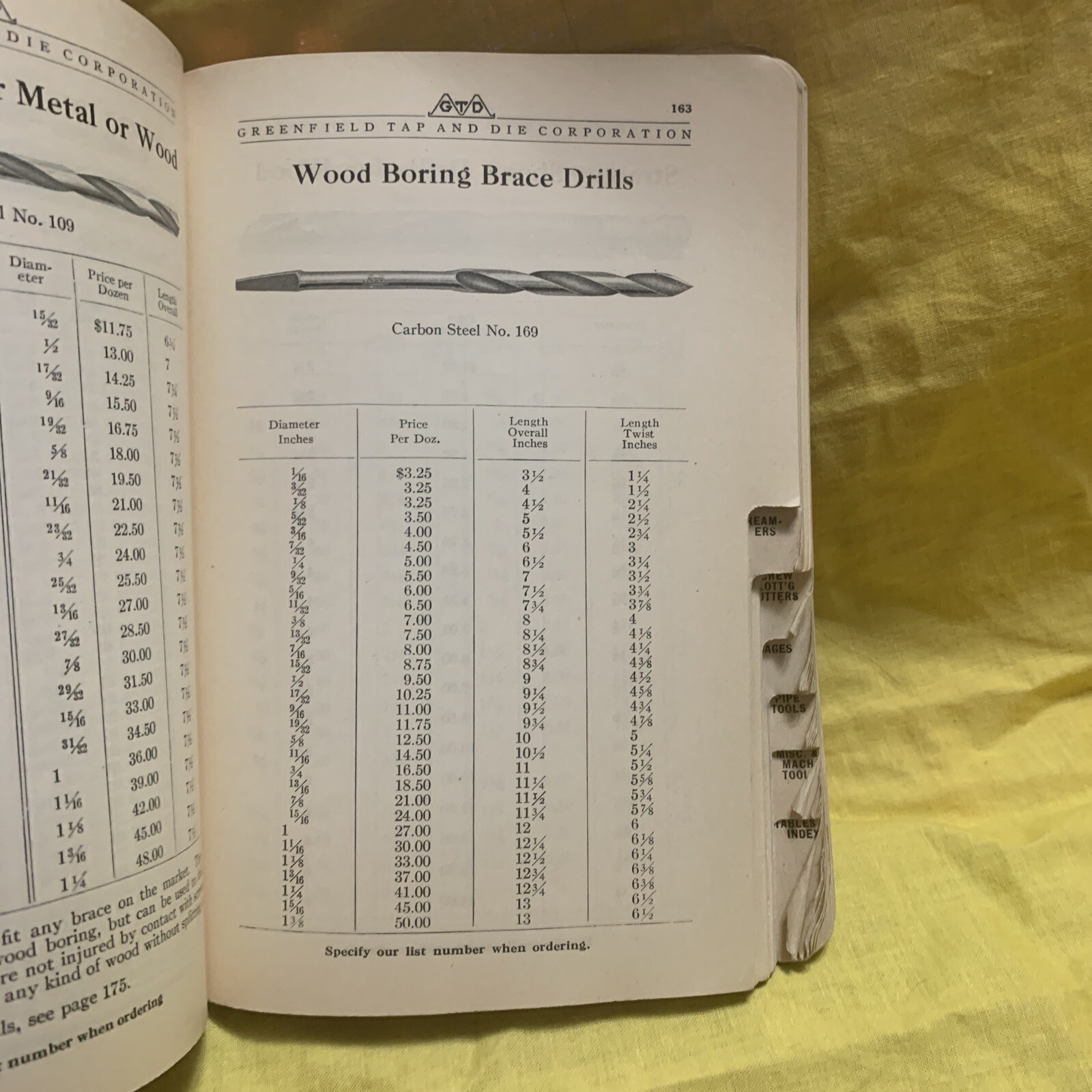 Vermont Tap & Die Corporation Catalog #49 1949
