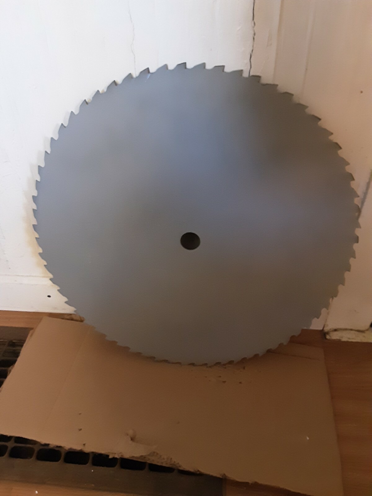 Vintage 22 1/4 Inch Large Rustic Buzz Saw Blade