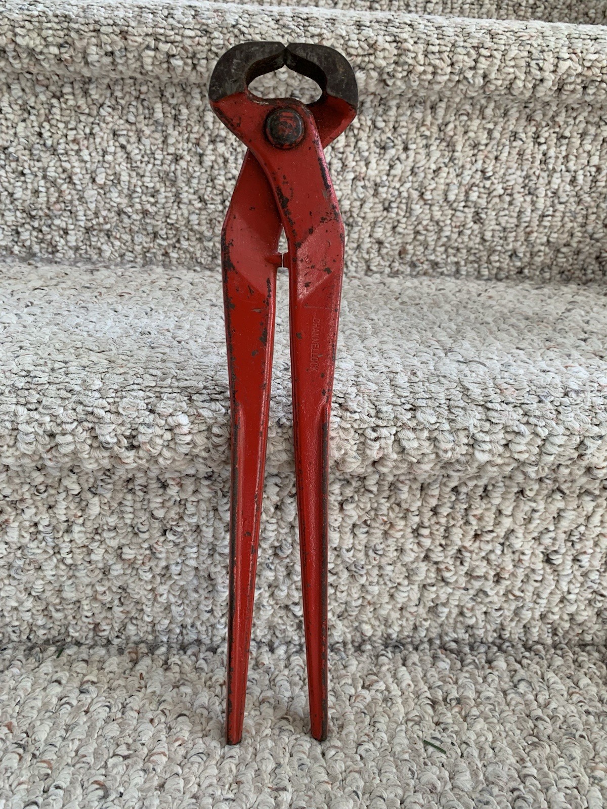 ANTIQUE Vintage CHANNELLOCK 14” NIPPERS Offset End Cutters Ferrier Clips