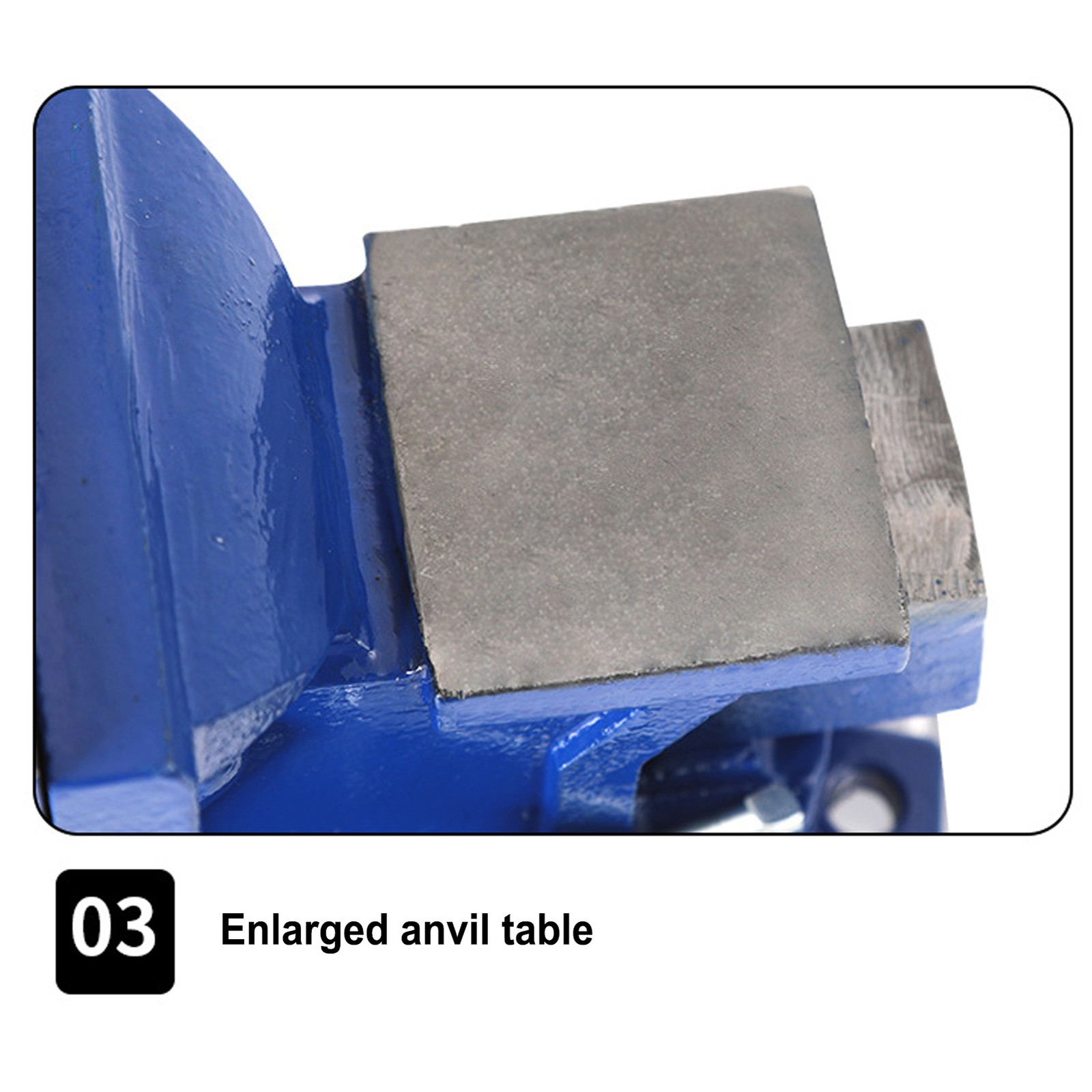 Bench Vise 3.94in Jaw Width Multifunctional Mini Flat Jaw for Home Repairs
