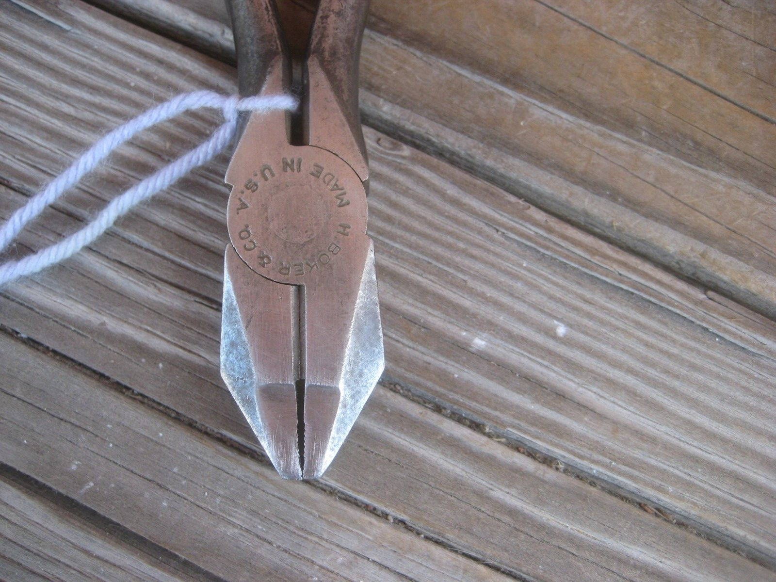 1940s Vintage 7 1/2″ Length ** BOKER *** Fine Lineman’s Pliers USA