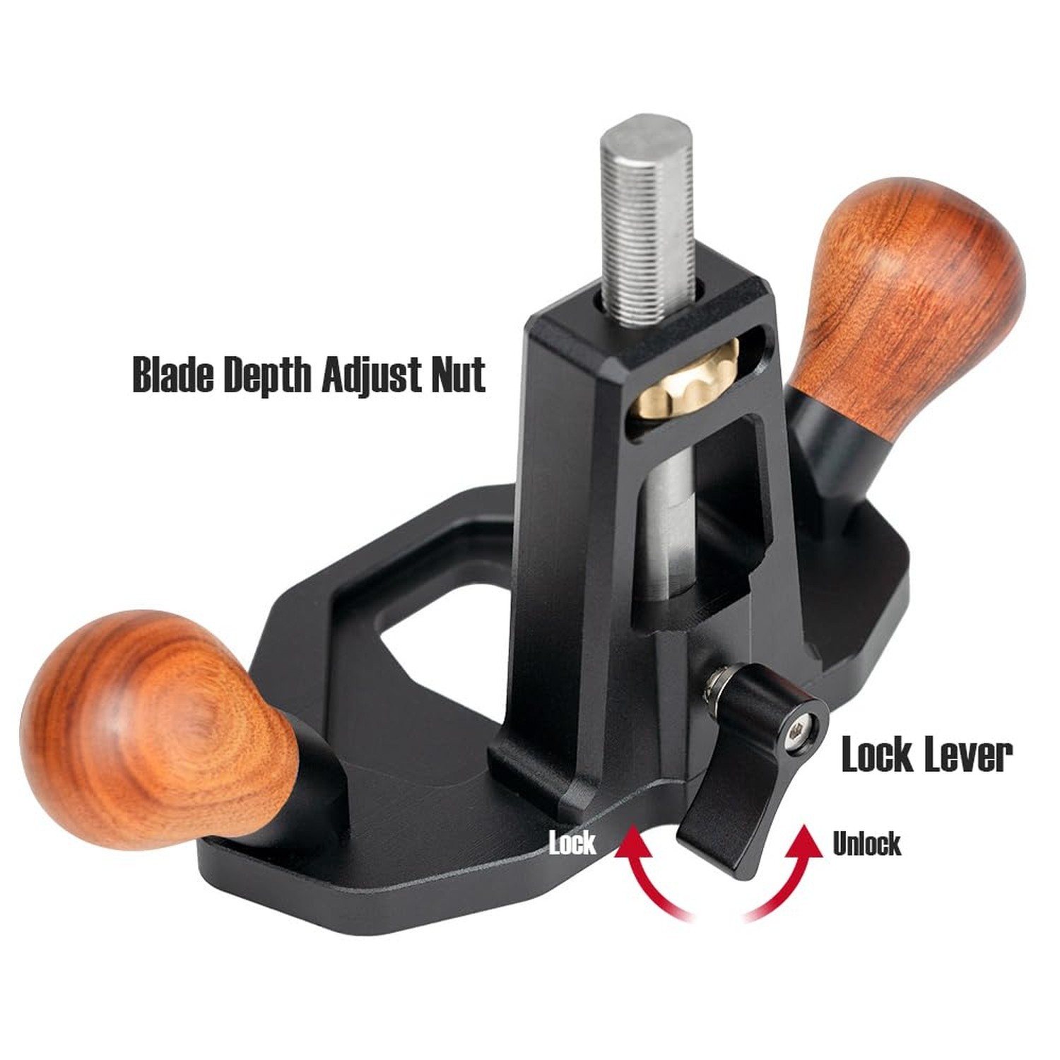 TOOLCOOL Router Plane Handheld Woodworking Tool Simple and Effective Plow Pla…