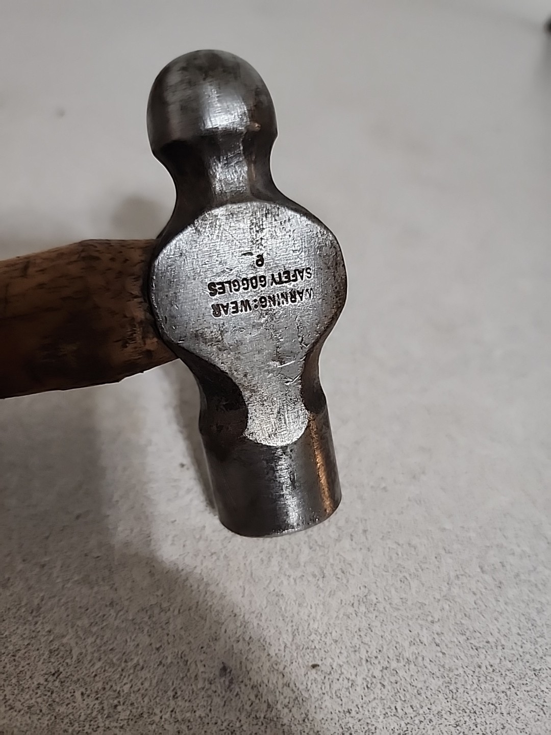 Vtg BLUE POINT BP12A 12 OZ. Head Ball Peen Hammer Kenosha Wisconsin USA