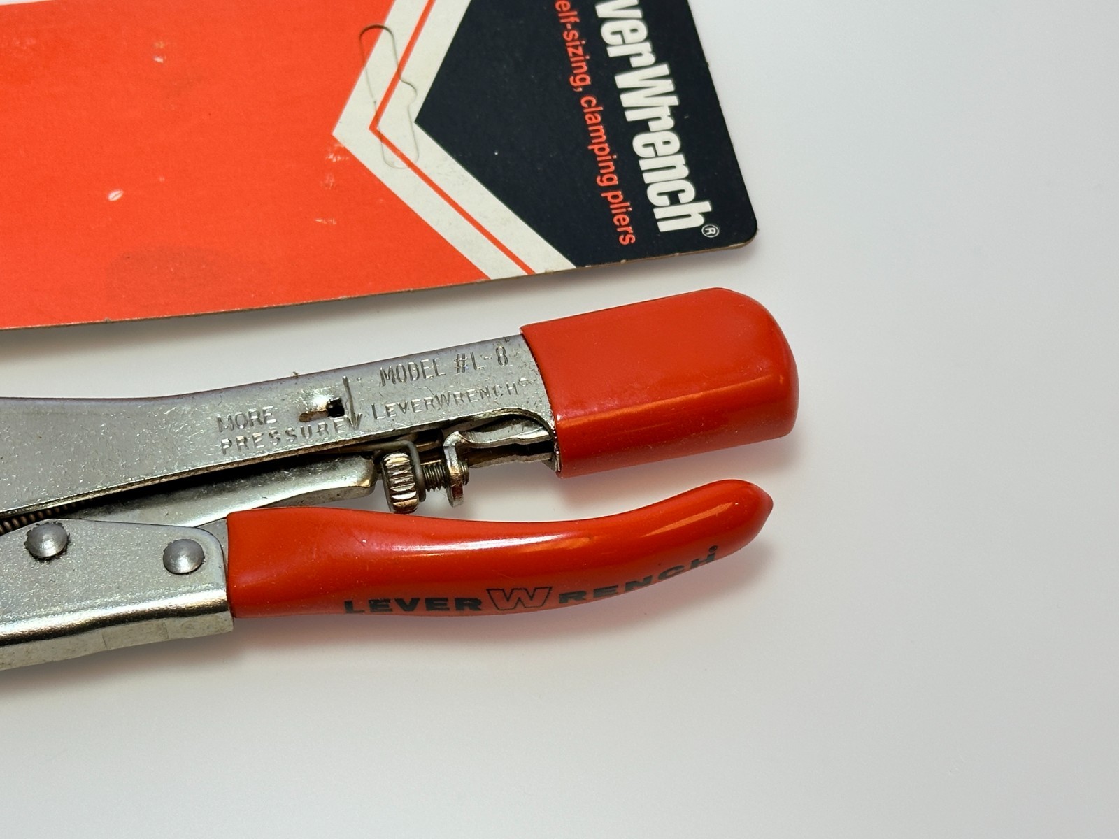Leverage Tools INC (Nebraska USA) Model No. L8 Long Nose LEVERWRENCH Pliers, NOS